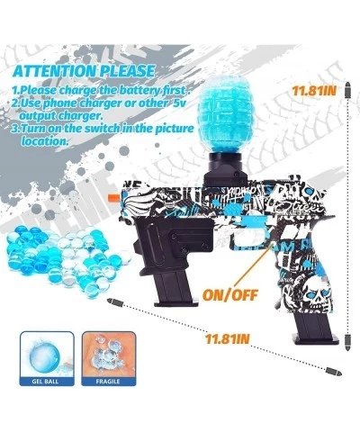 Gel Splatter Water Blaster Toy Gun Full Automatic Splat Launcher with Everything Outdoor Shooting Game for Adults and Kids Ag...