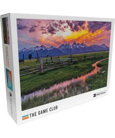 Grand Teton - 1000 Piece Jigsaw Puzzle - Bright Unique Puzzle of Grand Teton National Park - Fun Challenge for Adults Teens a...