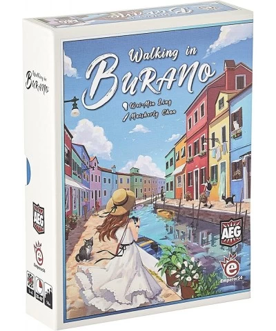 Walking in Burano Card Game Build a Colorful City Fun for All Ages 1 to 4 Players 20 to 40 Minute Play Time for Ages 14 and U...