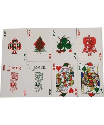 Red Back Green Santa Playing Cards $24.62 Card Games