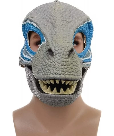 Dinosaur Mask Moving Jaw Movable Halloween Decor Tyrannosaurus Rex Animal Mask Christmas Gifts for Adults $28.99 Kids' Dress-...