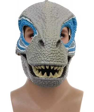 Dinosaur Mask Moving Jaw Movable Halloween Decor Tyrannosaurus Rex Animal Mask Christmas Gifts for Adults $28.99 Kids' Dress-...