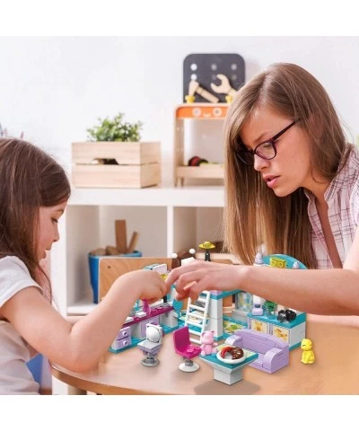 6-12 Girl's Dream Home Building Blocks Kit Educational Toy Build Girl's Bedroom or Living Room or Kitchen 3 Building Methods ...