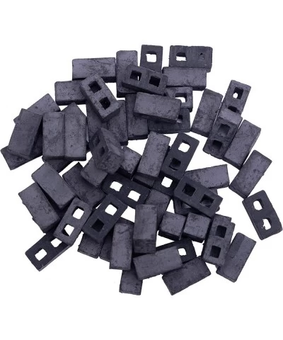 140pcs Miniature Bricks Blocks 80pcs Red Mini Wall Bricks 1 16 Scale 60pcs Mini Cinder Blocks 1 12 Scale Fake Bricks for Doll...