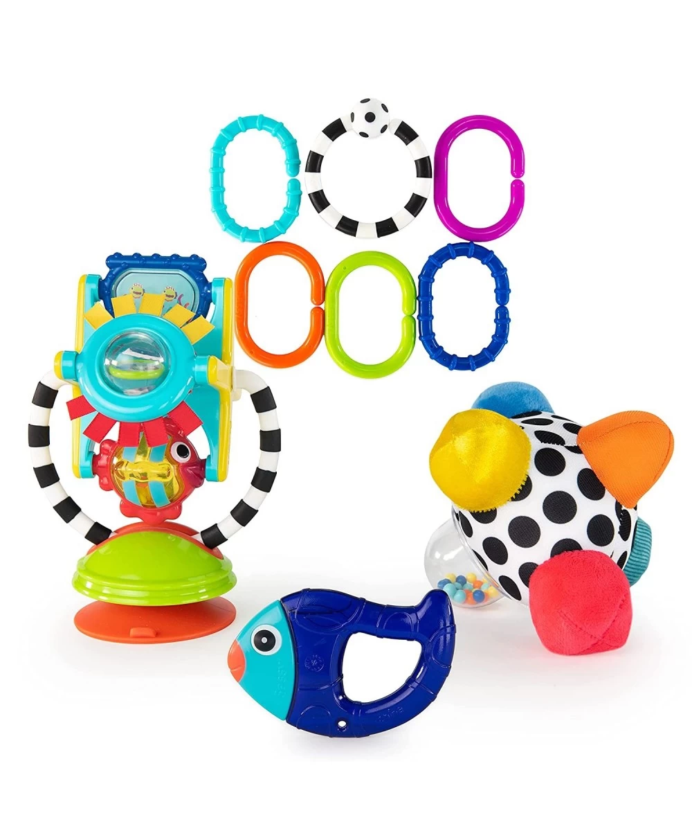 Discover The Senses Developmental Gift Set for Newborns and Up | Includes Bumpy Ball High Chair Toy Water-Filled Teether 6 Pi...